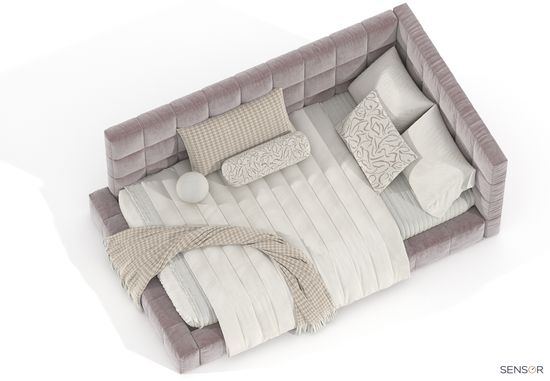 Кровать угловая Джиноc Лайт kids