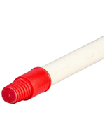 Черенок для швабр,граблей с резьбой и пластиковым подвесом 130см, 22 мм, в/с 1 шт