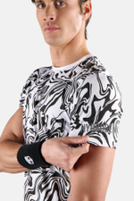 Мужская теннисная футболка  HYDROGEN CHROME TECH TEE (T00708-001)