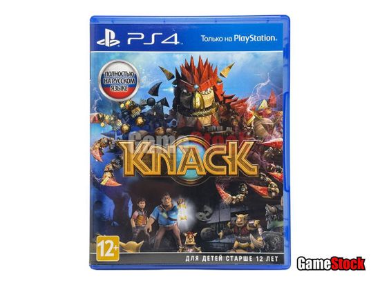 PS4 Knack CUSA-00006 (Б/У, Полностью на русском языке)