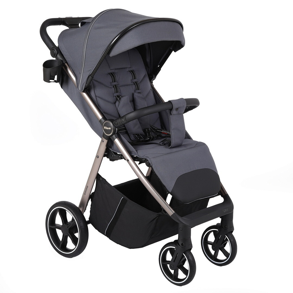 Детская прогулочная коляска Pituso Emma Graphite/Графит