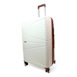 Большой чемодан Mironpan 23103, Молочный, XL