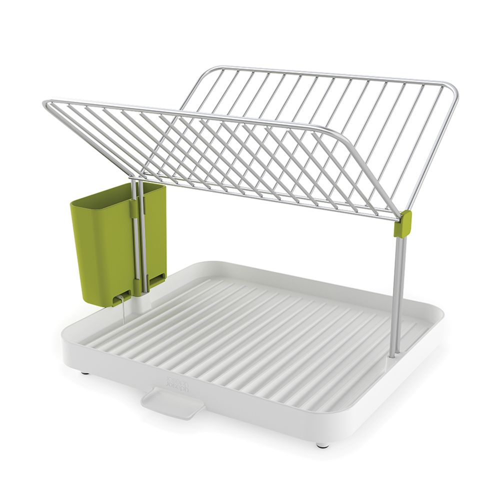 Joseph Joseph Сушилка для посуды и столовых приборов 2-уровневая со сливом Y-rack белый-зеленый