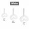 Твистер Helios Credo Double Tail 3,54&quot;/9 см White 5шт. (HS-28-001)