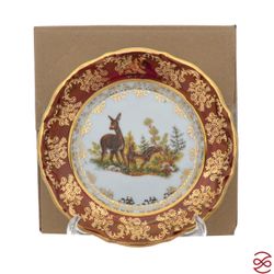 Набор тарелок Repast Охота красная Мария-тереза 17см (6 шт)