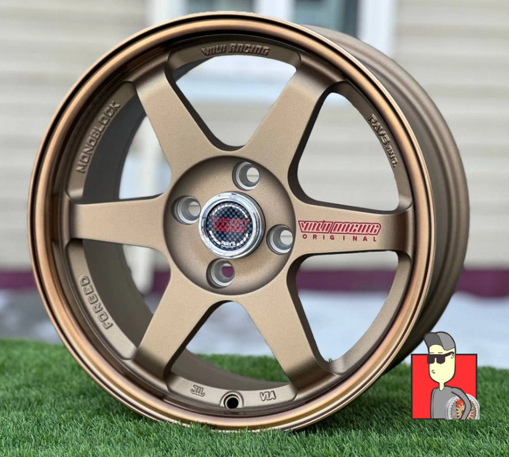 Комплект дисков Rays TE37 17x7.5 et35 4x100