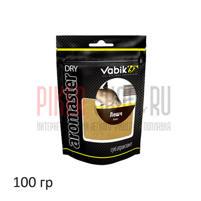 Аттрактант сухой Vabik Aromaster-Dry Лещ, 100 гр