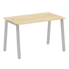 Metal System Стол письменный на А-образном м/к БА.СП-2 Акация Лорка/Металл Серый 1200*720*750