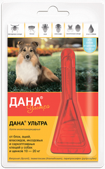 Apicena Дана Ультра капли инсектоакарицидные на холку