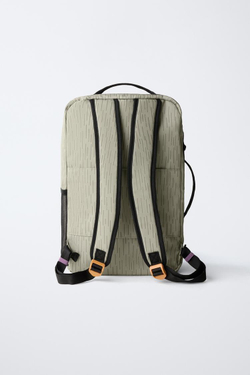 ZARA РЮКЗАК ДЛЯ ПУТЕШЕСТВИЙ EXPLORER, СЕРО-КОРИЧНЕВЫЙ