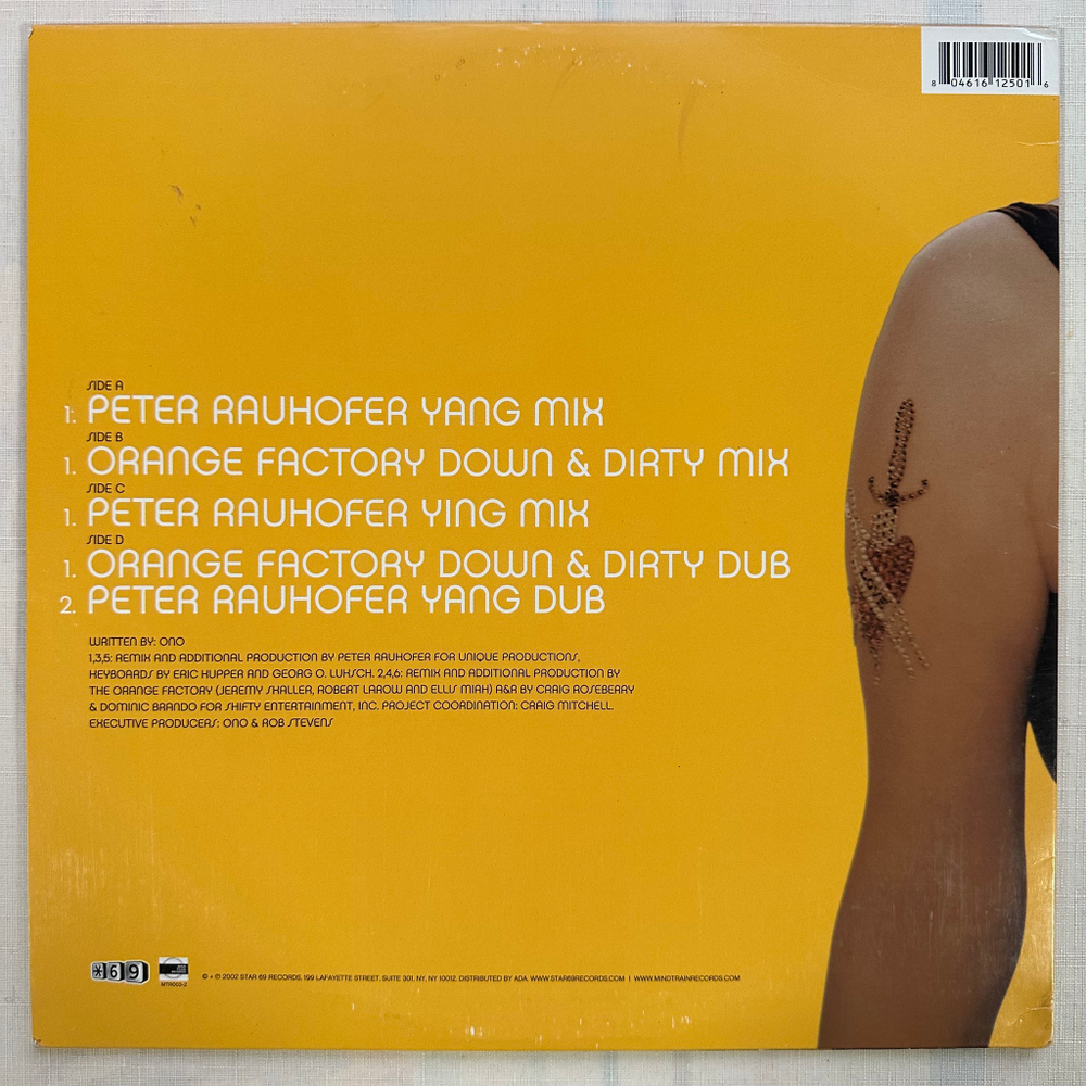 Ono ‎– Yang Yang (США 2002г.) 2х12", 45 RPM