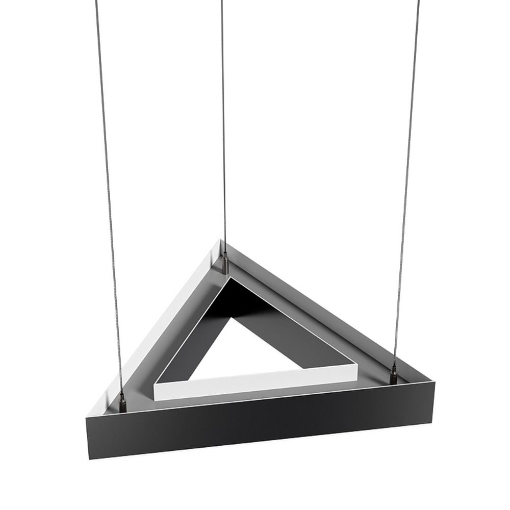 Треугольный светодиодный светильник подвесной FS-TG 30 Вт 600х520х100