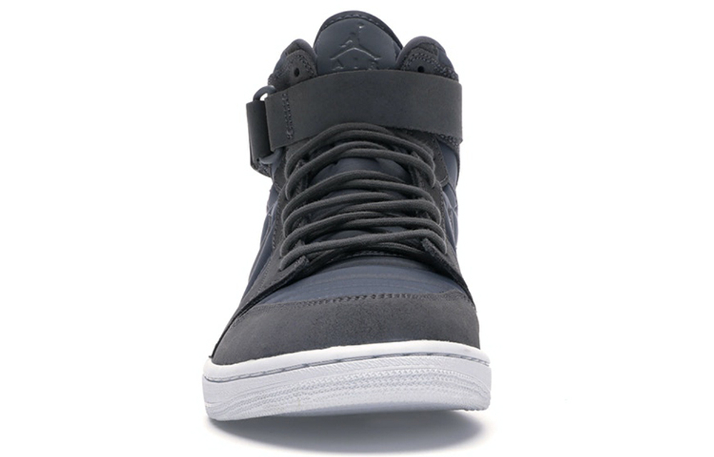 Jordan Air Jordan 1 Retro High Strap Dark Grey Anthracite non-slip lightweight high-top retro Basketball shoes men's Gray