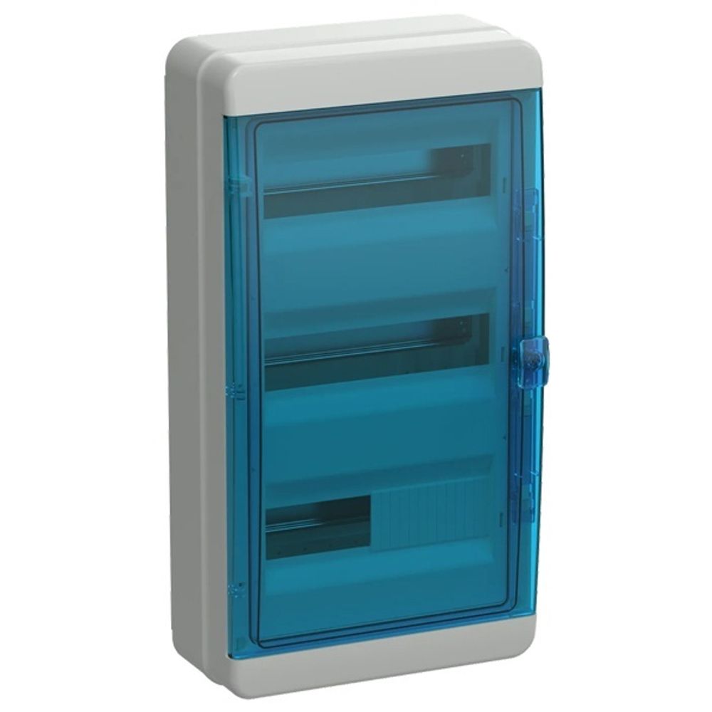 Корпус пластиковый КМПн-36 IP65 синяя прозрачная дверь TEKFOR IEK