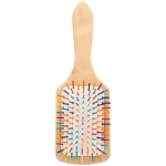 Расческа массажная «МАРЦИПАН», разноцветные зубчики, 25*8,5см