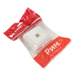 Розетка Phone 1-мест. бел. Рим EKF