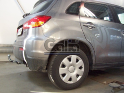 Фаркоп оцинкованный Galia M122A для Mitsubishi Eclipse Cross 2018-, Mitsubishi ASX 2010-, Citroen C4 Aircross 2012-, Peugeot 4008 2012-(паспорт и сертификат в комплекте)(без электрики)