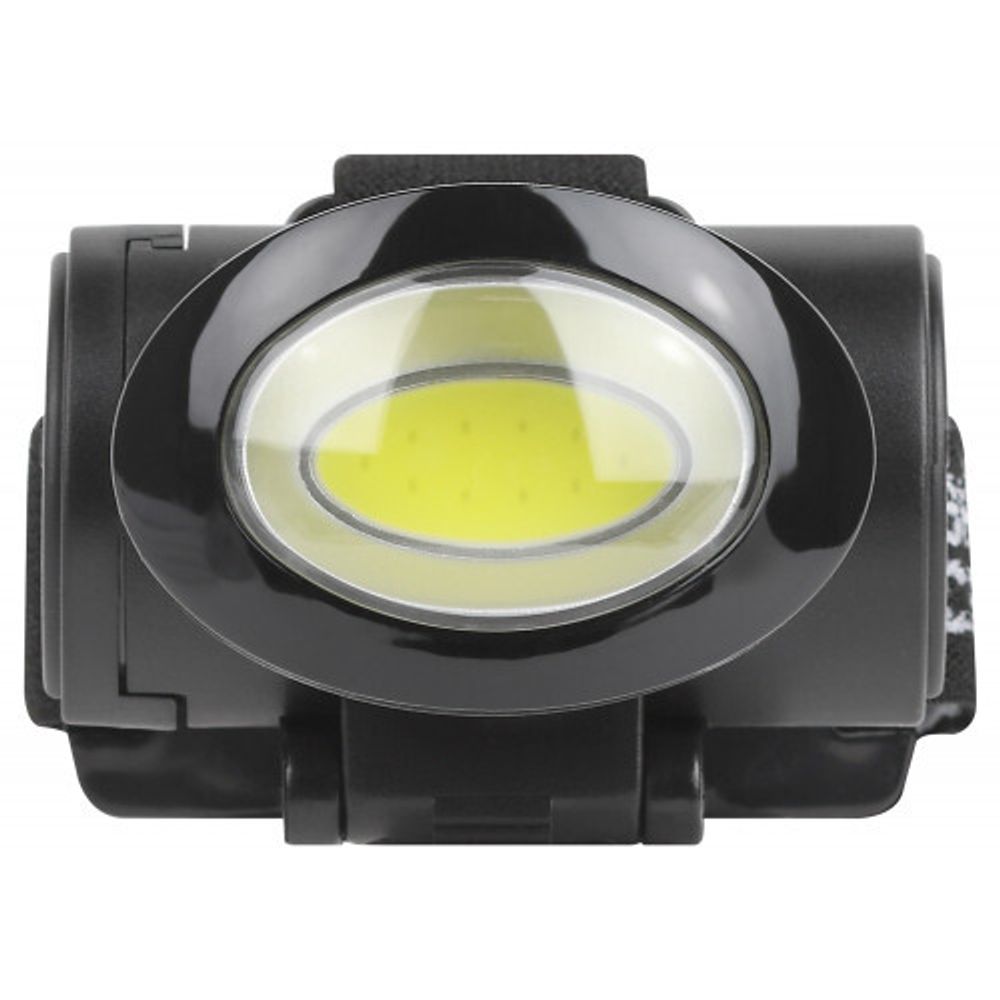 Фонарь налобный светодиодный ЭРА GB-601 на батарейках мощный яркий 3 режима черный