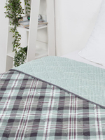 Покрывало на кровать, стеганое, поплин с размерами 215х220