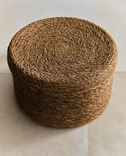 Zara Home Корзина из морской травы, цвет бежевый, 18 см · 6353/049