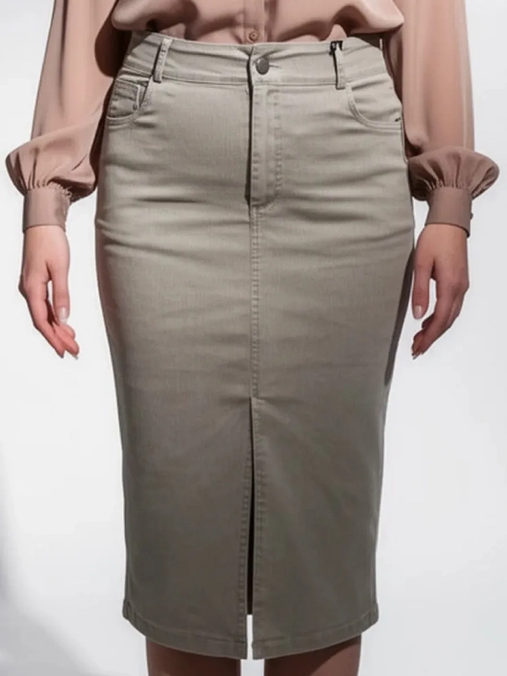 ❀ Юбка джинсовая вельветовая большие размеры ❀