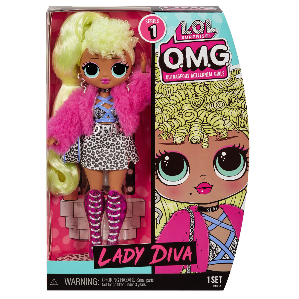 Кукла LOL Surprise OMG Lady Diva (2022, перевыпуск!)
