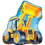 Шар Фольгированный Бульдозер желтый (Желтый)