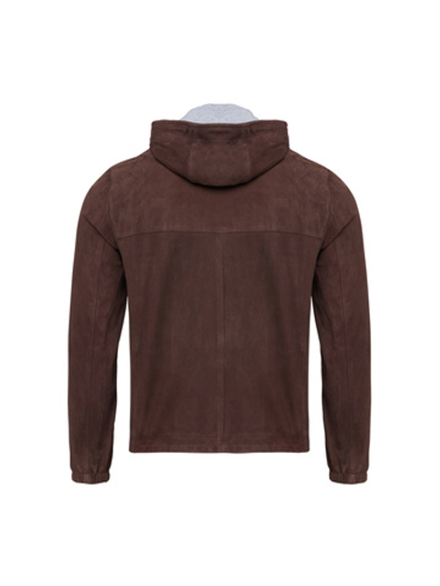 Куртка кожаная с капюшоном Atelier Portofino