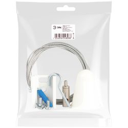 Подвес ЭРА STR-30-W-MK-3 3м для трехфазного шинопровода белый | 