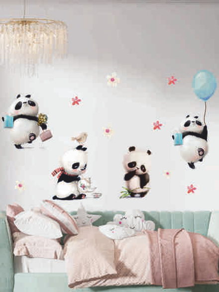 Стикеры  В ГОСТЯ У ПАНДЫ