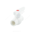 Кран шаровой PP-R белый Дн 25 внутренняя пайка OPTIMA VALFEX VALF 10145025