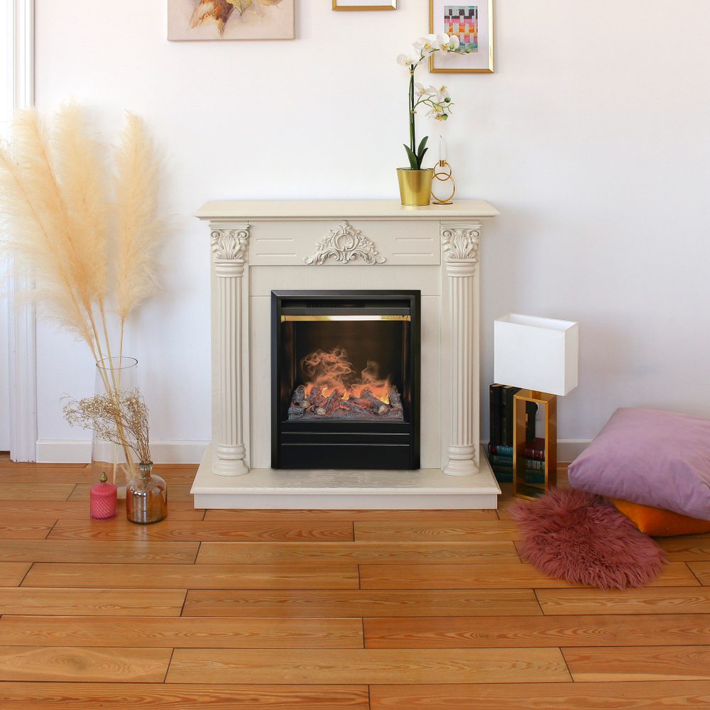 Каминокомплект Real Flame Stefania WT-F612 с очагом 3D Olympic