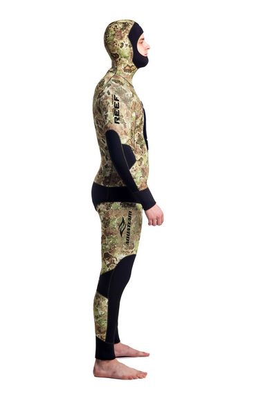 Гидрокостюм Aquateam Reef 7 мм ультраспан/открытая пора зеленый