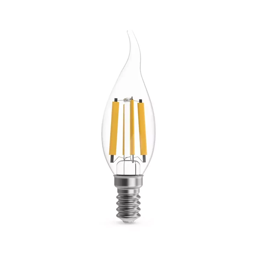 Лампа Gauss LED Filament Свеча на ветру 13W E14 1100lm 2700K  104801113