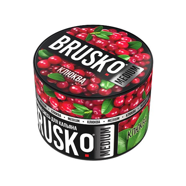 Бестабачная смесь Brusko Medium - Клюква 50 г