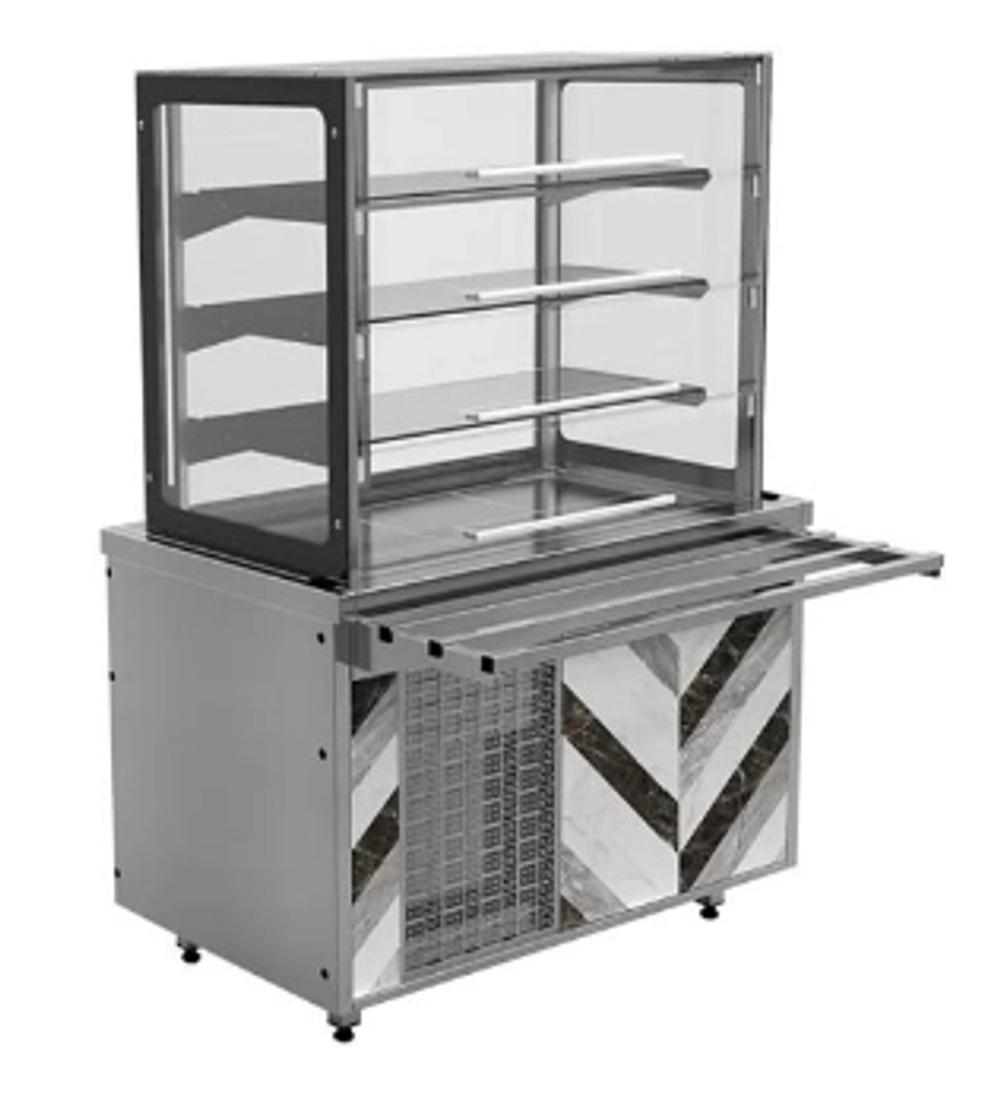 Витрина холодильная REFETTORIO City RCC23A, с дверками раздачи