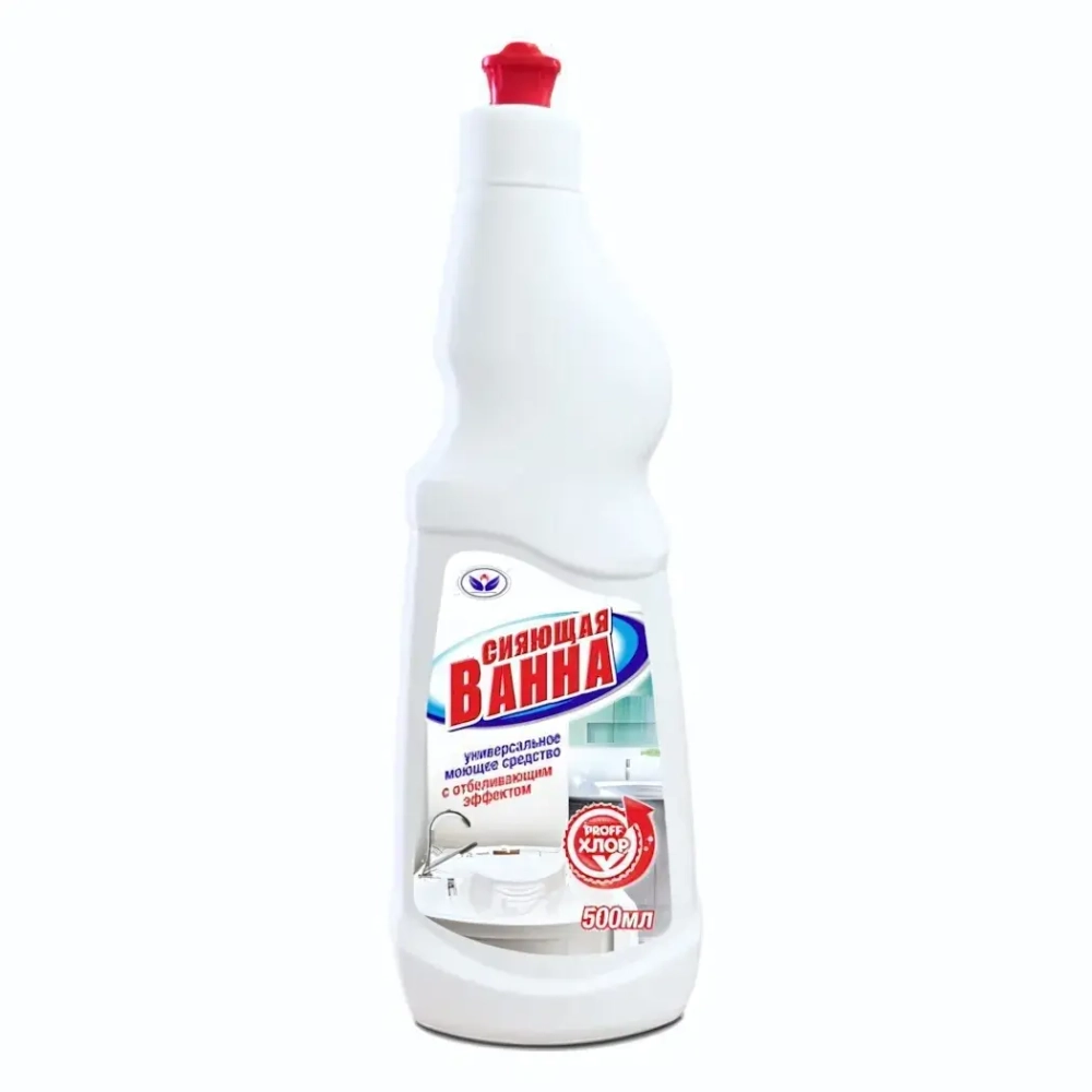 Средство для чистки ванны «Сияющая ванна» Proff ХЛОР 500 мл