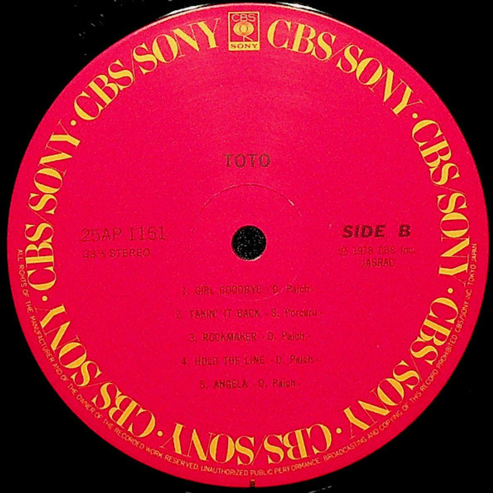 Toto / Toto (LP)