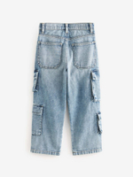 Джинсы карго для мальчика Next 157-505, Голубой