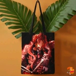 Сумка шоппер с принтом Genshin Impact