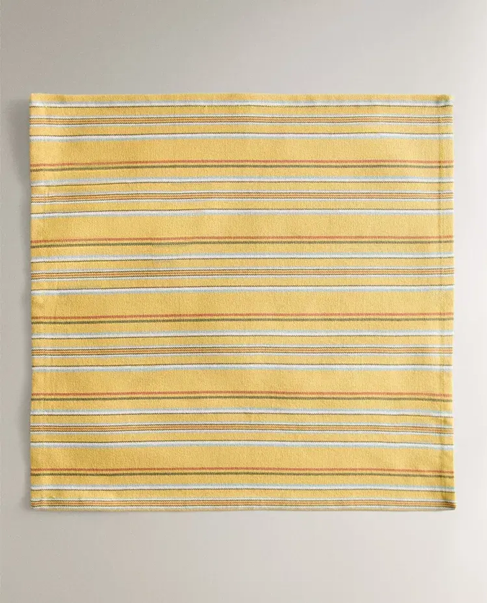 ZARA HOME НАБОР САЛФЕТОК ИЗ ХЛОПКА В РАЗНОЦВЕТНУЮ ПОЛОСКУ, ЖЕЛТЫЙ