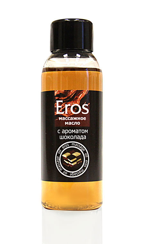 Масло массажное Eros tasty с ароматом шоколада - 50 мл.