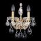 Бра Crystal Lux Isabel AP2 Gold/Transparent
