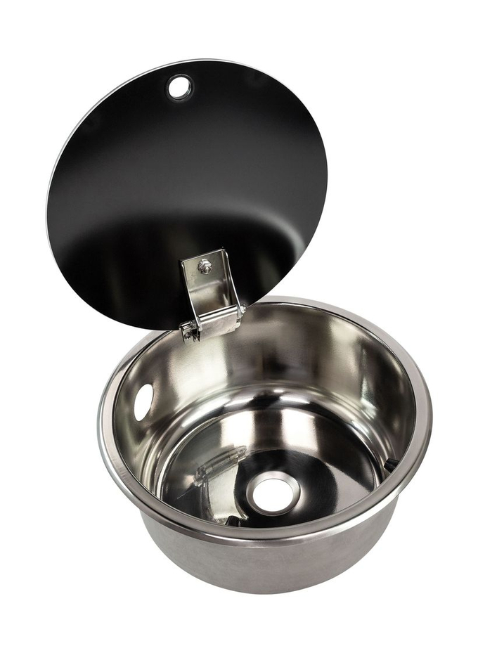 Мойка с краном и сливом, стекл. крышка (комплект MR532CS1), Marine Rocket