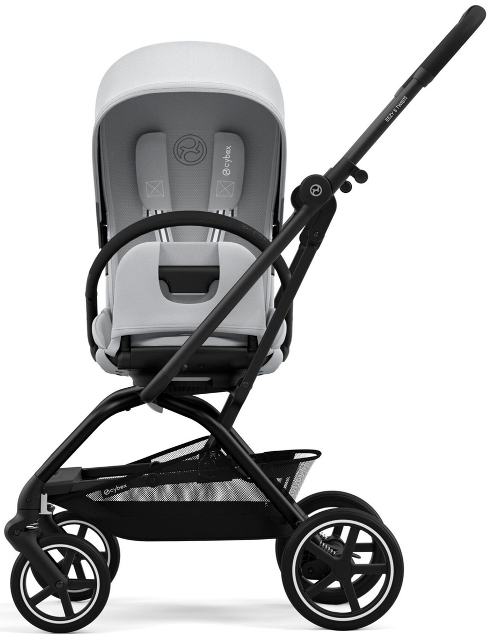 Прогулочная коляска Cybex Eezy S Twist Plus 2 BLK Fog Grey с дождевиком