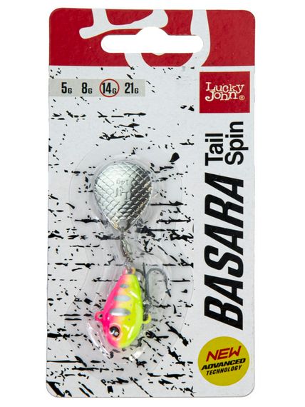 Тейл-спиннер Lucky John BASARA TAIL SPIN 14.0г 010 в блистере