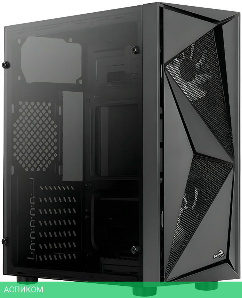 Корпус AeroCool ATX Без БП Glider (Cosmo-G-BK-v1)