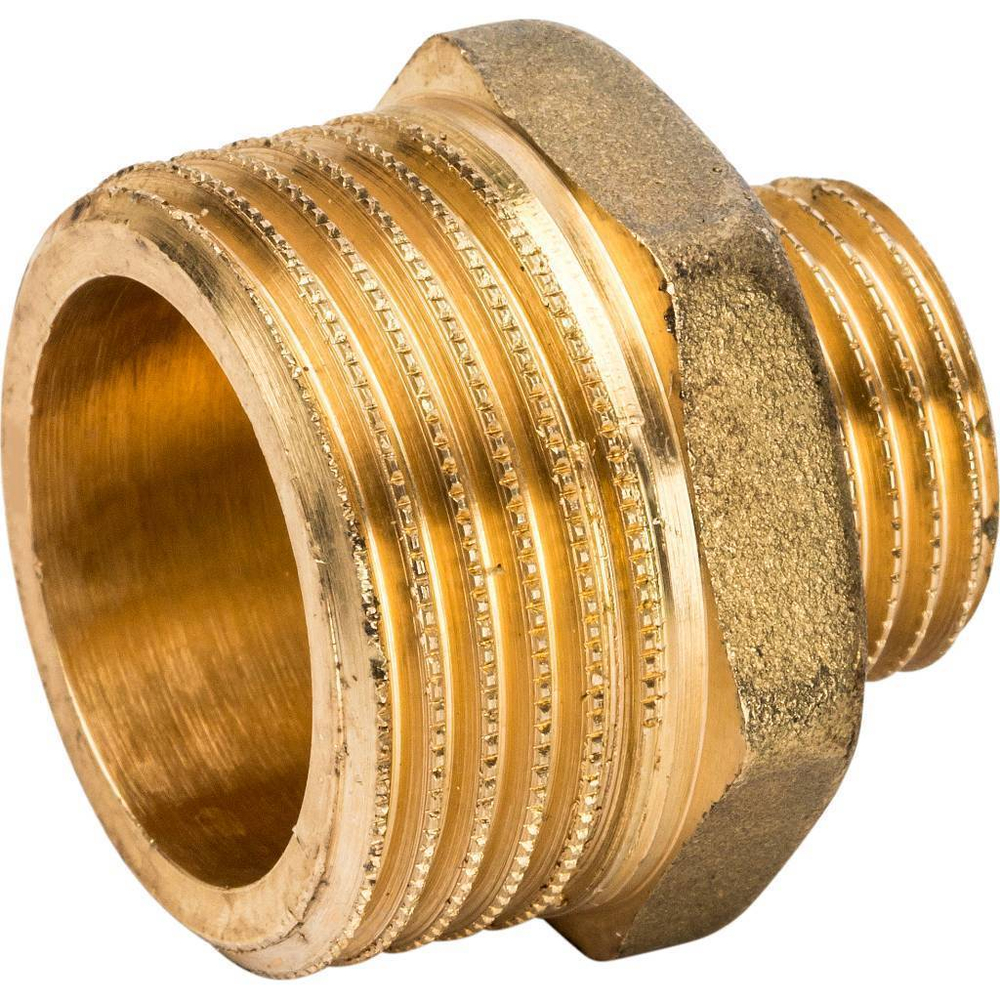 Ниппель STOUT переходной 1"x1/2" НР/НР