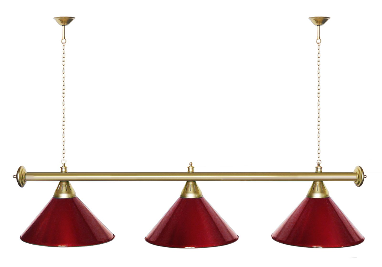 Лампа STARTBILLIARDS 3 пл. (плафоны зеленые,штанга золотая,фурнитура золото) фото №45