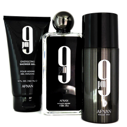 Afnan 9PM набор (edp 100 + sh/g 150 + deo 150) — парфюмерный подарочный набор для мужчин.